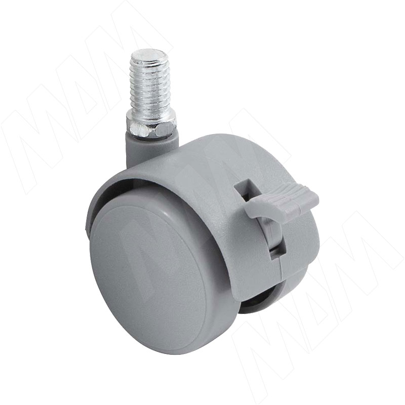 Опора двухколесная с винтом M8, D40 мм, со стопором, серая (OK-40/2-CT/GR), Опора двухколесная с винтом M8, D40 мм, со стопором, серая
Опора двухколесная с винтом M8, D40 мм, со стопором, серая (OK-40/2-CT/GR), Опора двухколесная с винтом M8, D40 мм, со стопором, серая