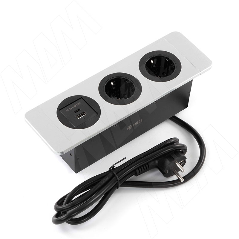 DESK открытый блок розеток, 254*80 мм, 2 розетки, 1 USB, 1 USB Type-C, быстрая зарядка, серебро (DS-S-2S1A1C-F-AL), DESK открытый блок розеток, 254*80 мм, 2 розетки, 1 USB, 1 USB Type-C, быстрая зарядка, серебро
DESK открытый блок розеток, 254*80 мм, 2 розетки, 1 USB, 1 USB Type-C, быстрая зарядка, серебро (DS-S-2S1A1C-F-AL), DESK открытый блок розеток, 254*80 мм, 2 розетки, 1 USB, 1 USB Type-C, быстрая зарядка, серебро