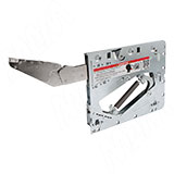 Kinvaro T-SLIM Soft-close, поворотный подъемный механизм без заглушек, нагрузочный фактор 250-1100, левый