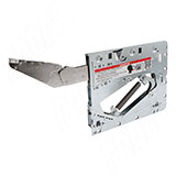 Kinvaro T-SLIM Tipmatic, поворотный подъемный механизм без заглушек, нагрузочный фактор 250-1100, левый