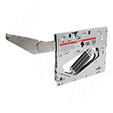 Kinvaro T-SLIM Tipmatic, поворотный подъемный механизм без заглушек, нагрузочный фактор 1000-2250, левый