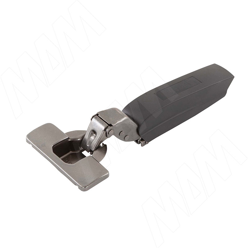 HARMONY NERO петля с доводчиком (амортизатором) вкладная (90/105), стандартная, черный никель фото товара 1 - HN90INS-BL