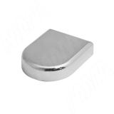 Mini QS заглушка декоративная D-образн., хром  510150 5D