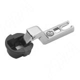 Mini QS петля для стекла вкладная (90/105) стандартная 51QS5123 15