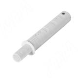 K-PUSH TECH толкатель 14 мм врезной с рез. демпфером, белый 57002040AB