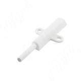 K-PUSH TECH толкатель с магнитом 37 мм усиленный, накладной крестообразный, белый