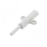 K-PUSH TECH толкатель с магнитом 37 мм усиленный, накладной крестообразный, серый