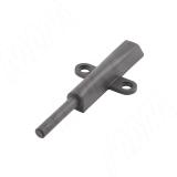 K-PUSH TECH толкатель с демпфером 37 мм усиленный, накладной крестообразный, антрацит