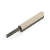 Комплект K-PUSH TECH с текстурой, толкатель усиленный 37 мм накладной с магнитом, бежевый/антрацит, с крепежом