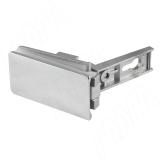 Петля CF для стекл. двери накладная, под сверление, хром CF01025 CL