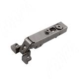 HARMONY PLUS петля для алюминиевого профиля без амортизатора, без пружины (90/105), накладная, стандартная, цвет черный никель