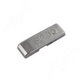 HELIOS накладка декоративная на плечо петли, с логотипом, черный никель