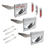 Kinvaro T-SLIM Soft-close, комплект поворотно-подъемных механизмов без заглушек для деревянных фасадов, коэффициент мощности 1500-3375