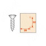 Установочная площадка под саморез (0 мм), для холодильника B2S3H09-15, фото 1