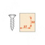 Установочная площадка под саморез (3 мм), для холодильника B2V3H39-15, фото 1