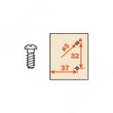 Площадка установочная под евровинты (2мм) BAVGM29F-16, фото 1