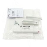 Комплект K-PUSH TECH толкатель усиленный 37 мм накладной с рез. демпфером, белый, с крепежом C010002655, фото 1