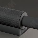 Комплект K-PUSH TECH с текстурой, толкатель 37 мм накладной с магнитом, антрацит, с крепежом C010003000, фото 2