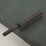 Комплект K-PUSH TECH с текстурой, толкатель усиленный 37 мм накладной с рез. демпфером, антрацит, с крепежом C010003016, фото 3