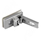 Петля CF для стекл. двери накладная, под сверление, нержавеющая сталь CF01025 NP, фото 1