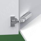 Петля TIOMOS без амортизатора угловая (+45/110A) накладная (боковина с фаской) F045138289, фото 1