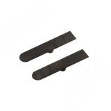 SECRET MAXI Комплект скрытых петель (90/100)  с плавным закрыванием  на один фасад, черный никель H02211-SOFT-BNK, фото 1