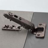 HARMONY PLUS петля с доводчиком (амортизатором) накладная (90/105), стандартная, черный никель HB90FO-BL, фото 6