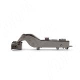 HARMONY PLUS петля с доводчиком (амортизатором) полунакладная (90/105), для ал. проф., стандартная, черный никель HB90HO-AL-BL, фото 1