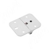 Петля под саморез для откидной створки с фиксатором, хром матовый HJ-081200, фото 1