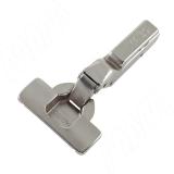 HELIOS накладка декоративная на плечо петли, с логотипом, никель HLS.AC.NK, фото 1