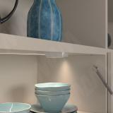 K-PUSH TECH толкатель 14 мм накладной с магнитом, белый 57002020AB SET, фото 1