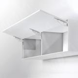 Kinvaro T-SLIM Soft-close, комплект поворотно-подъемных механизмов без заглушек для деревянных фасадов, коэффициент мощности 1500-3375 TS151149027, фото 1