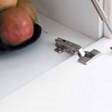 Петля Slide-on 95 стандартная (90/110) полунакладная, для амортизатора WAVE W95087B, фото 1