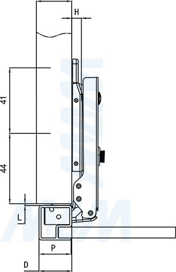 Подбор установочной площадки для накладной петли HARMONY NERO для УРП