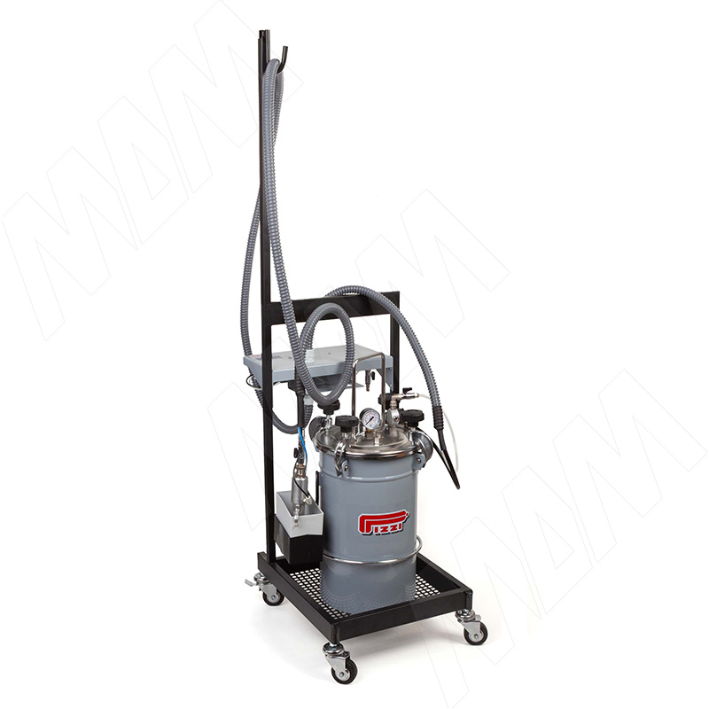 Бак EasyApp для нанесения клея 12 литров с тележкой фото товара 1 - 0165