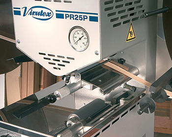 Высокое качество нанесения клея с помощью станка PR25VJ клеенаносящего с держателями от Virutex (Испания), рисунок 2 (артикул 2500800)