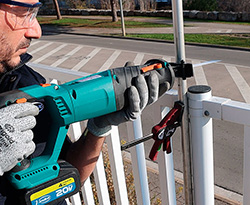 Многозадачность пилы сабельной аккумуляторной от Virutex (Испания), рисунок 3 (артикул 6500100)