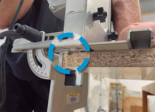 Автоматическая система позиционирования выдвижных стопоров фрезера присадочного для шкантов TWOO от Virutex (Испания), рисунок 4 (артикул 7900700)