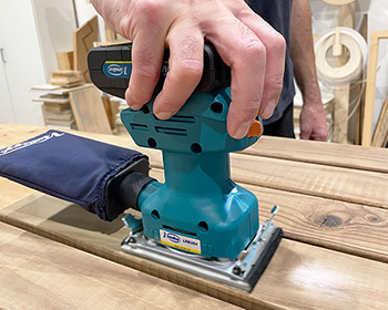 Отделка различных видов поверхностей машинкой шлифовальной аккумуляторной от Virutex (Испания), рисунок 1 (артикул 8400800)