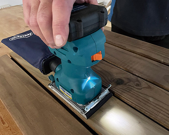 Отверстия для сбора пыли машинкой шлифовальной аккумуляторной от Virutex (Испания), рисунок 5 (артикул 8400800)