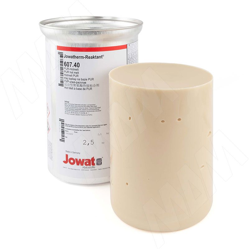 

JOWATHERM-REAKTANT Клей-расплав 607.40, ПУР, 130-150°С, бежевый, 2,5 кг (607.40-DE-2,5), JOWATHERM-REAKTANT Клей-расплав 607.40, ПУР, 130-150°С, бежевый, 2,5 кг