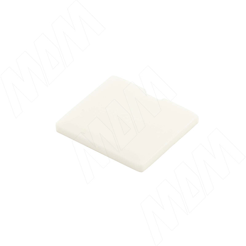 Заглушка для эксцентрика в квадратном пластиковом корпусе, белая фото товара 1 - CAP.ES.EC20.WH