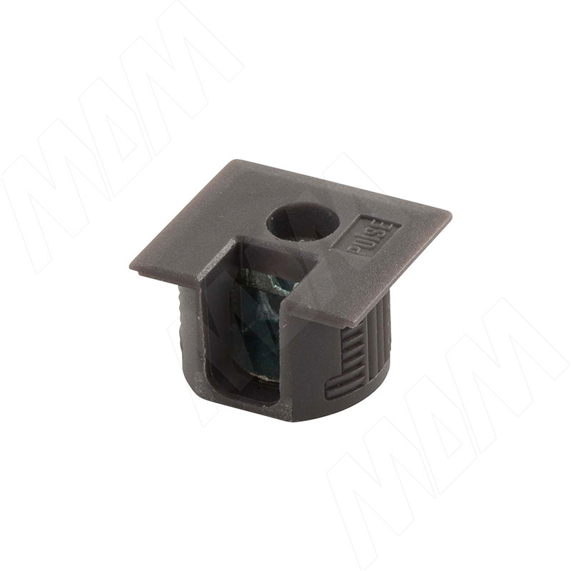 Эксцентрик в квадратном пластиковом корпусе 16 мм, графит фото товара 1 - ES.EC20-16.B.GPH