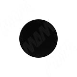 Заглушка самоклеящаяся, D40 мм, Черный, гладкая (Kr 0190), 15 шт.