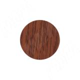 Заглушка самоклеящаяся, D13 мм, Орех Гварнери, с текстурой дерева (Kr 9455), 117 шт.