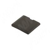 Заглушка для эксцентрика в квадратном пластиковом корпусе, черная CAP.ES.EC20.BL