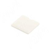 Заглушка для эксцентрика в квадратном пластиковом корпусе, белая CAP.ES.EC20.WH