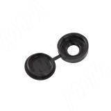 Заглушка с шайбой для самореза D5-6 мм, чёрный