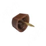 Полкодержатель с гвоздем для деревянных полок, коричневый CF135 PMA