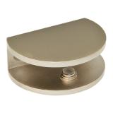 Полкодержатель для стеклянных полок толщиной 8-10 мм, никель матовый F001 PEARL